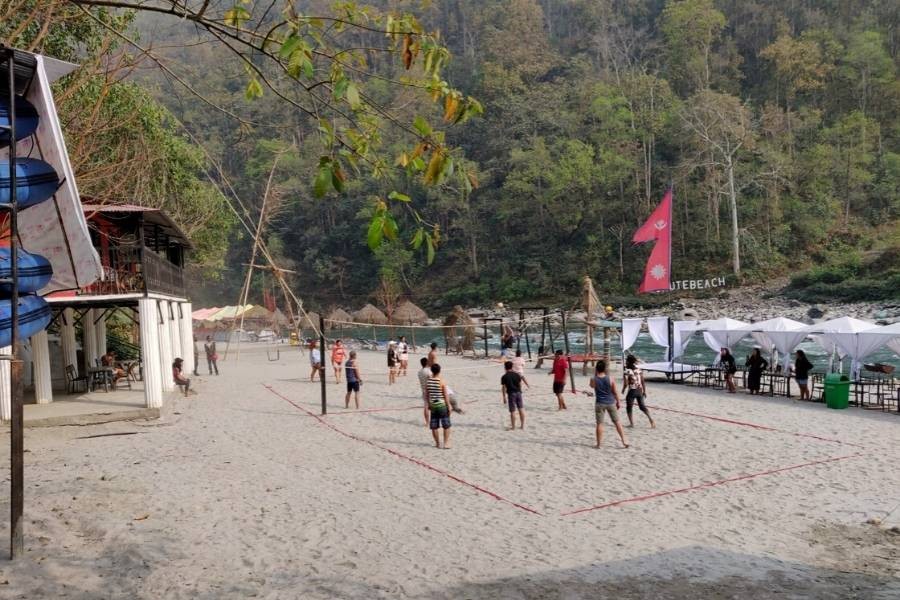 Beach Volleyball at Sukute Beach Resort
