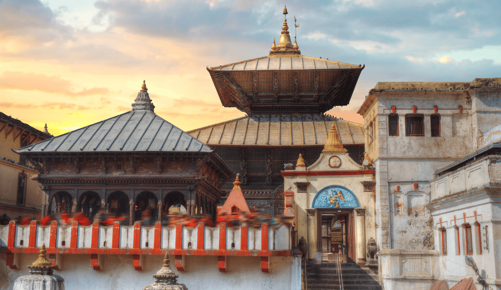 Pashupatinath temple in Nepal